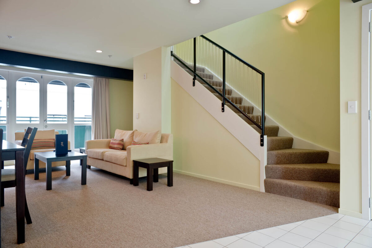 Village Accommodation Group - interior views of Willis Village Premium Apartments, Wellington, New Zealand. Willis Village Premium Apartments.