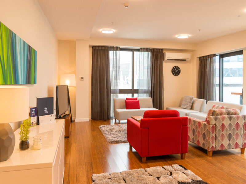 The O'Sullivan Suite for Village Accommodation Group, Wellington NZ. Photo credit: Stephen A’Court. COPYRIGHT ©Stephen A’Court