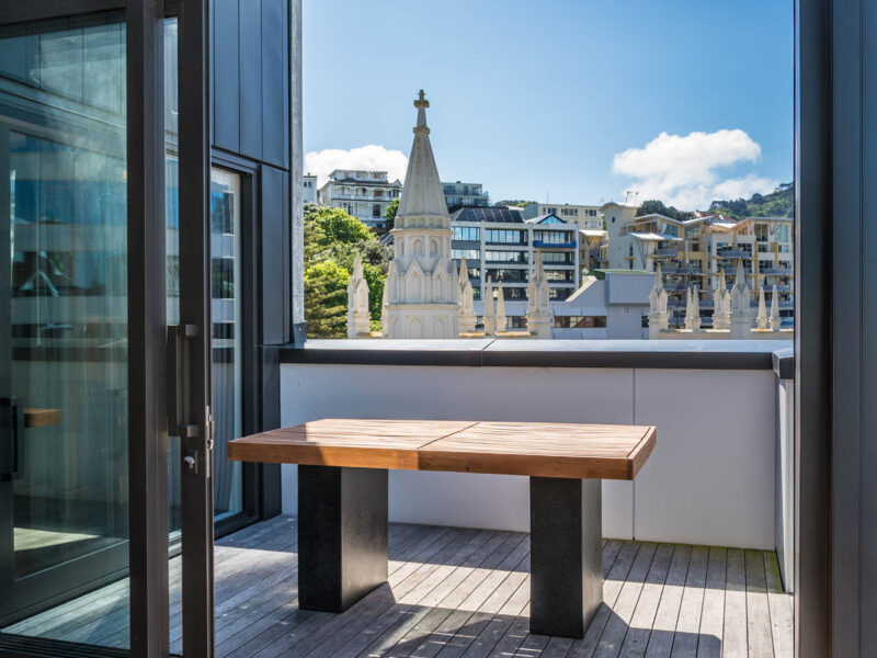 The O'Sullivan Suite for Village Accommodation Group, Wellington NZ.  Photo credit: Stephen A’Court.  COPYRIGHT ©Stephen A’Court