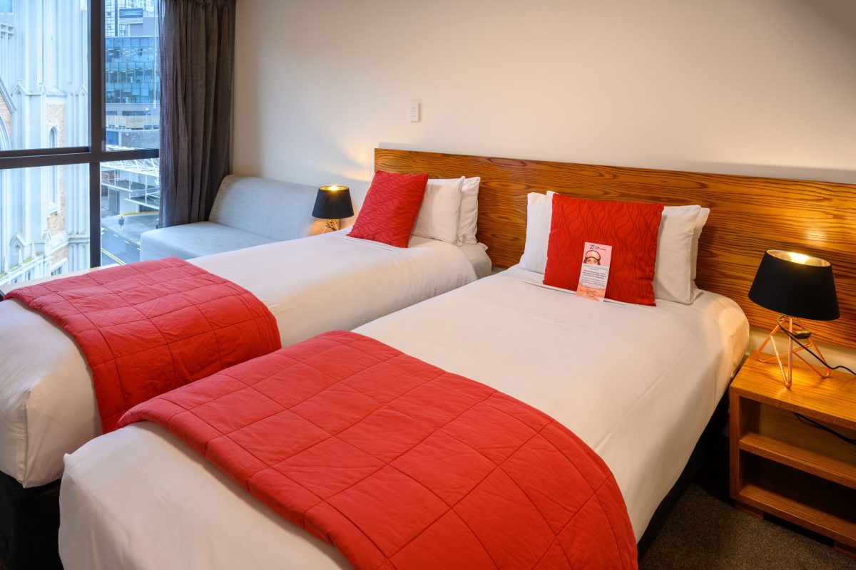 Boulcott Suites Wellington Boulcott Suites Wellington, May 2023, O'Reily Avenue. Photo credit: Stephen A’Court.