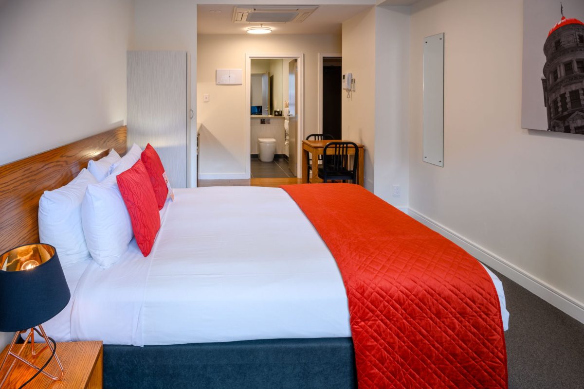 Boulcott Suites Wellington Boulcott Suites Wellington, May 2023, O'Reily Avenue. Photo credit: Stephen A’Court.