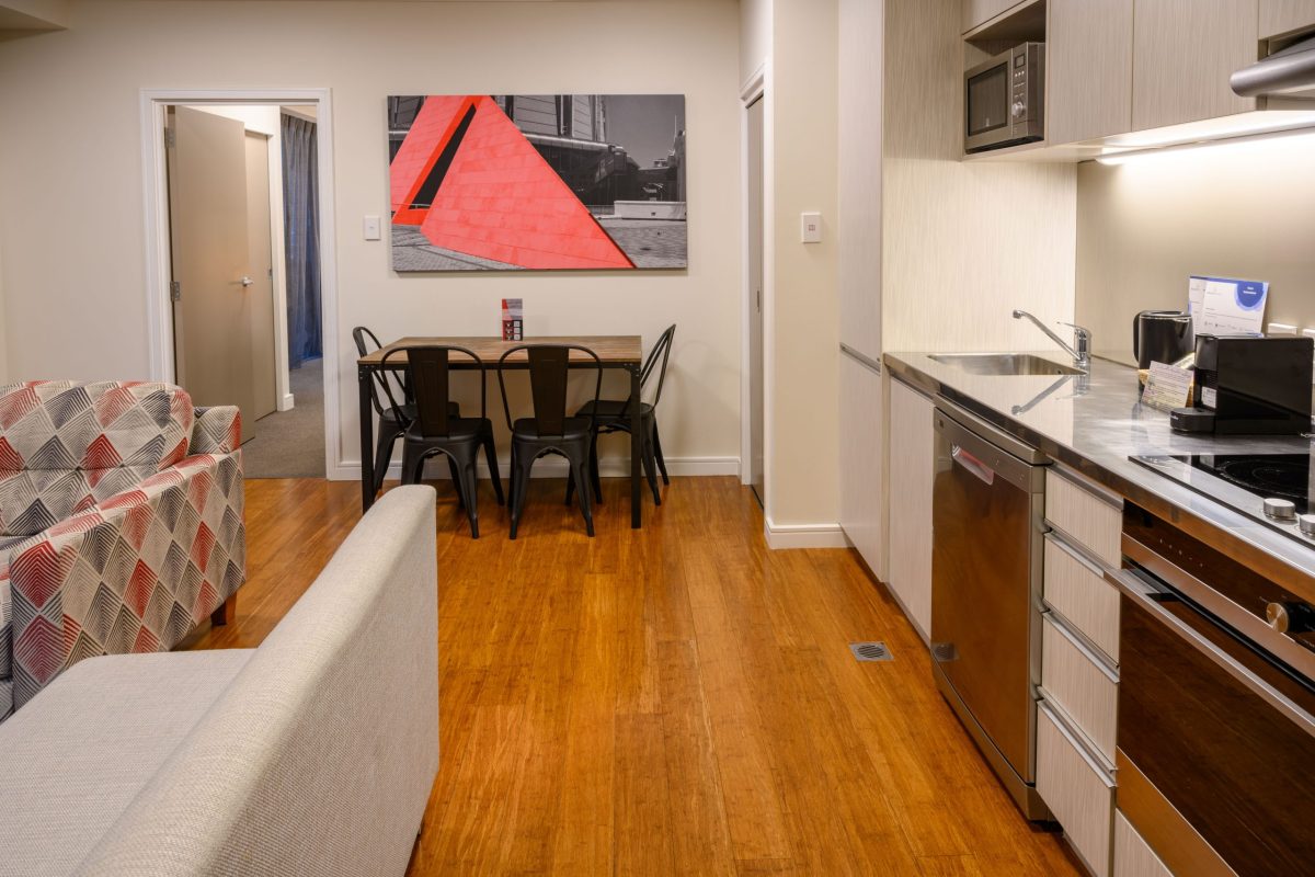 Boulcott Suites Wellington Boulcott Suites Wellington, May 2023, O'Reily Avenue. Photo credit: Stephen A’Court.