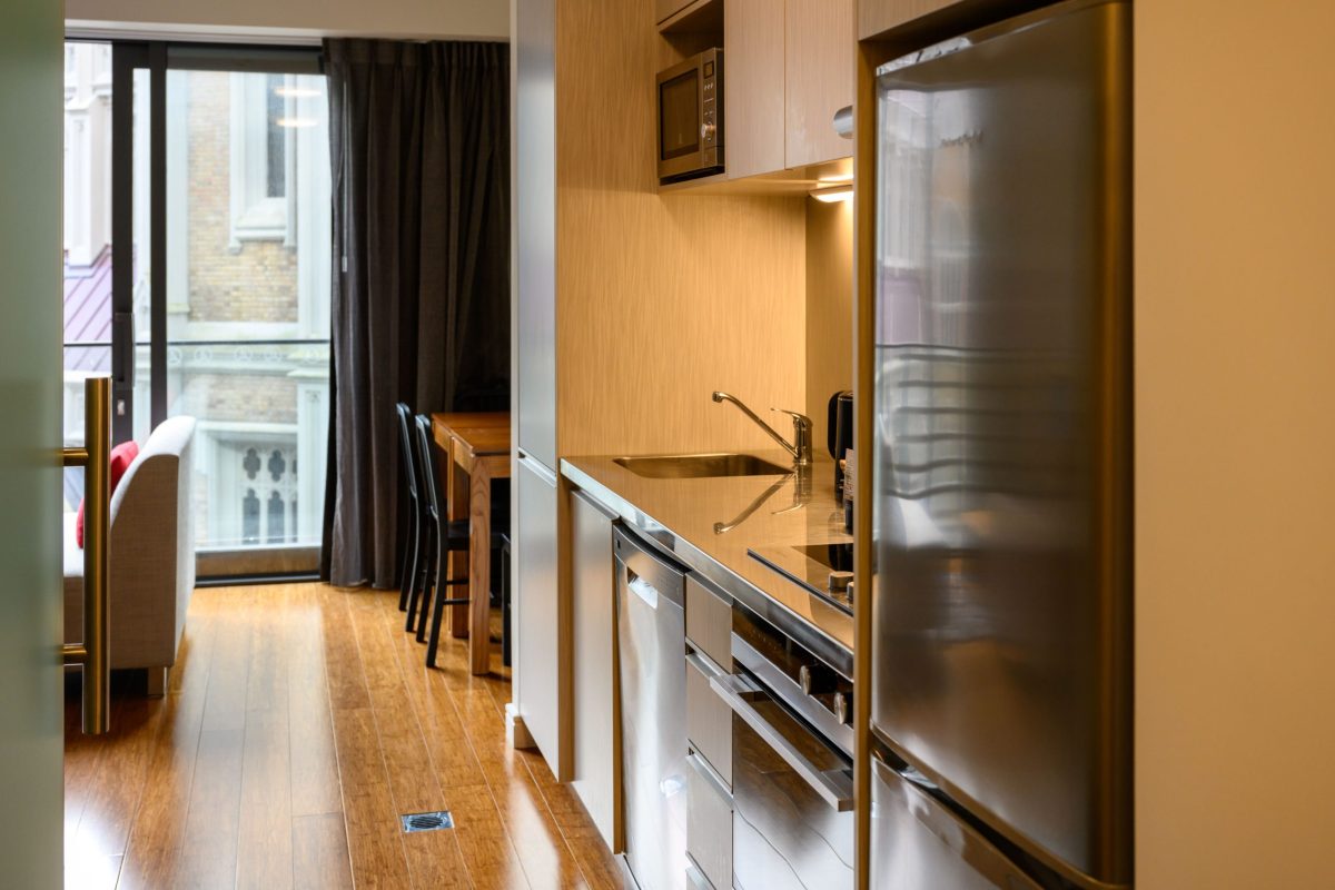 Boulcott Suites Wellington Boulcott Suites Wellington, May 2023, O'Reily Avenue. Photo credit: Stephen A’Court.