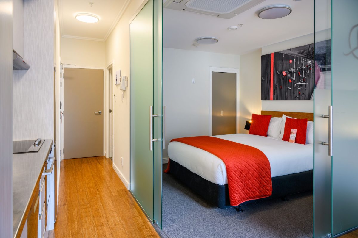 Boulcott Suites Wellington Boulcott Suites Wellington, May 2023, O'Reily Avenue. Photo credit: Stephen A’Court.