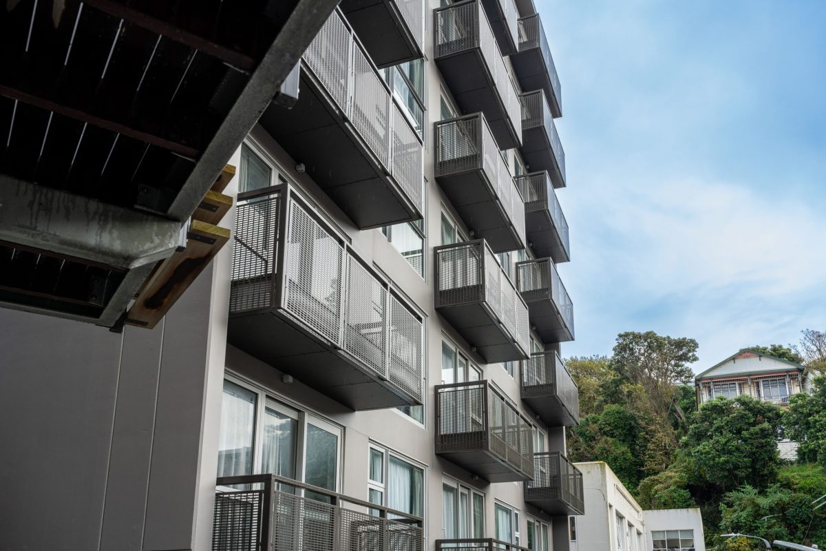 Boulcott Suites Wellington Boulcott Suites Wellington, May 2023, O'Reily Avenue. Photo credit: Stephen A’Court.